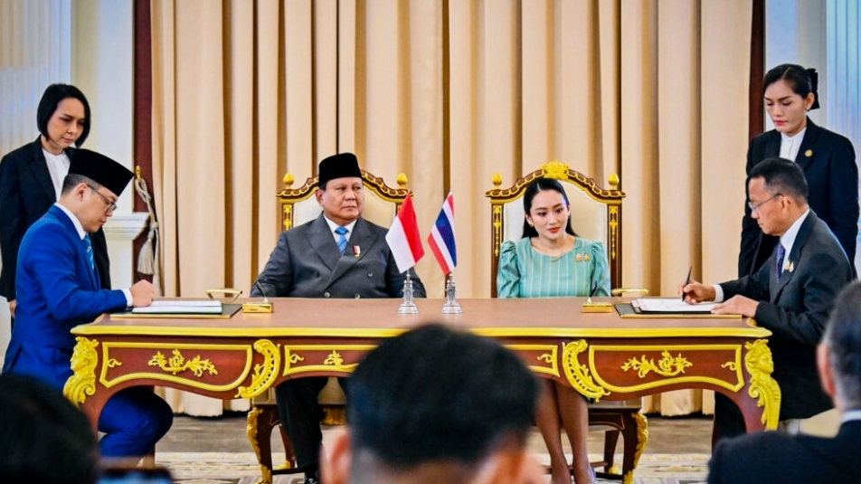 Presiden Prabowo dan Perdana Menteri Thailand Paetongtarn Sinawatra (Foto: BPMI Setpres)