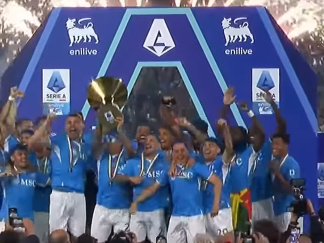 Napoli Jadi Juara Liga Italia 2024/2025 (Foto: Tangkapan Layar Ig/@Officialsscnapoli)