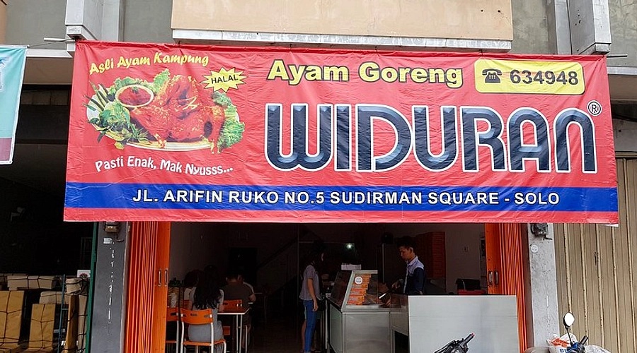 Ayam Goreng Widuran di Solo, terbukti menandung babi. (Dok. Ist)

