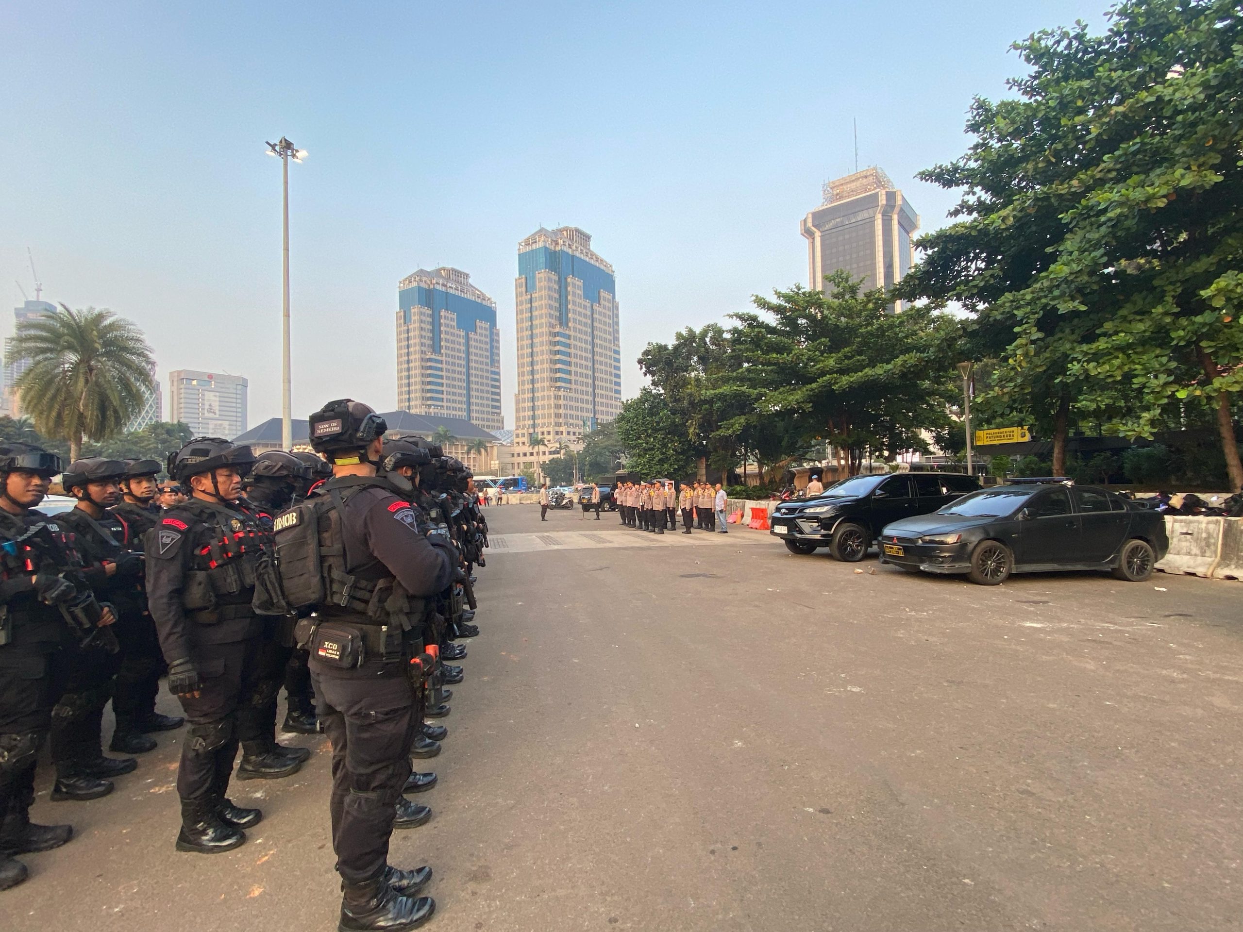 Polisi Kerahkan 1.632 Personel Pengamanan Aksi Ojol di Sekitar Monas (Foto Istimewa)