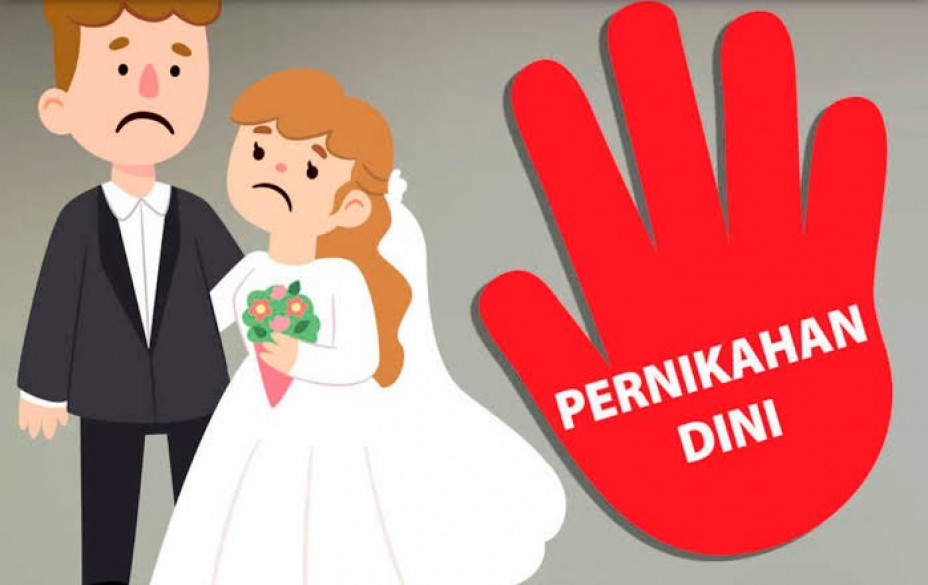 Ilustrasi Perkawinan Dini (Foto: pusaranmedia.com)