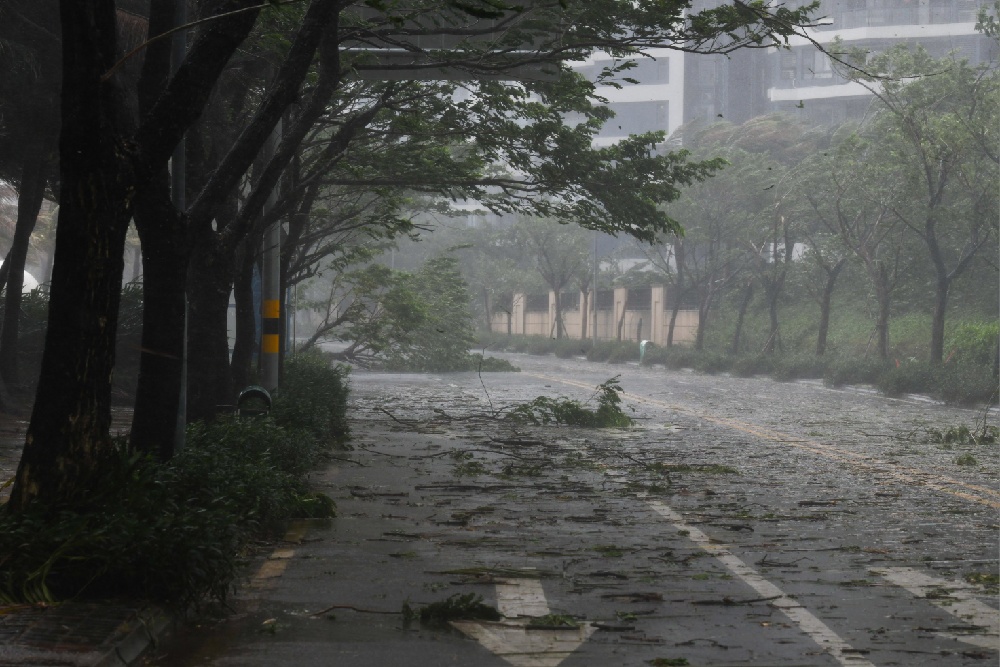 Topan Kajiki terjang Hainan. (Sumber: XHIndonesia)