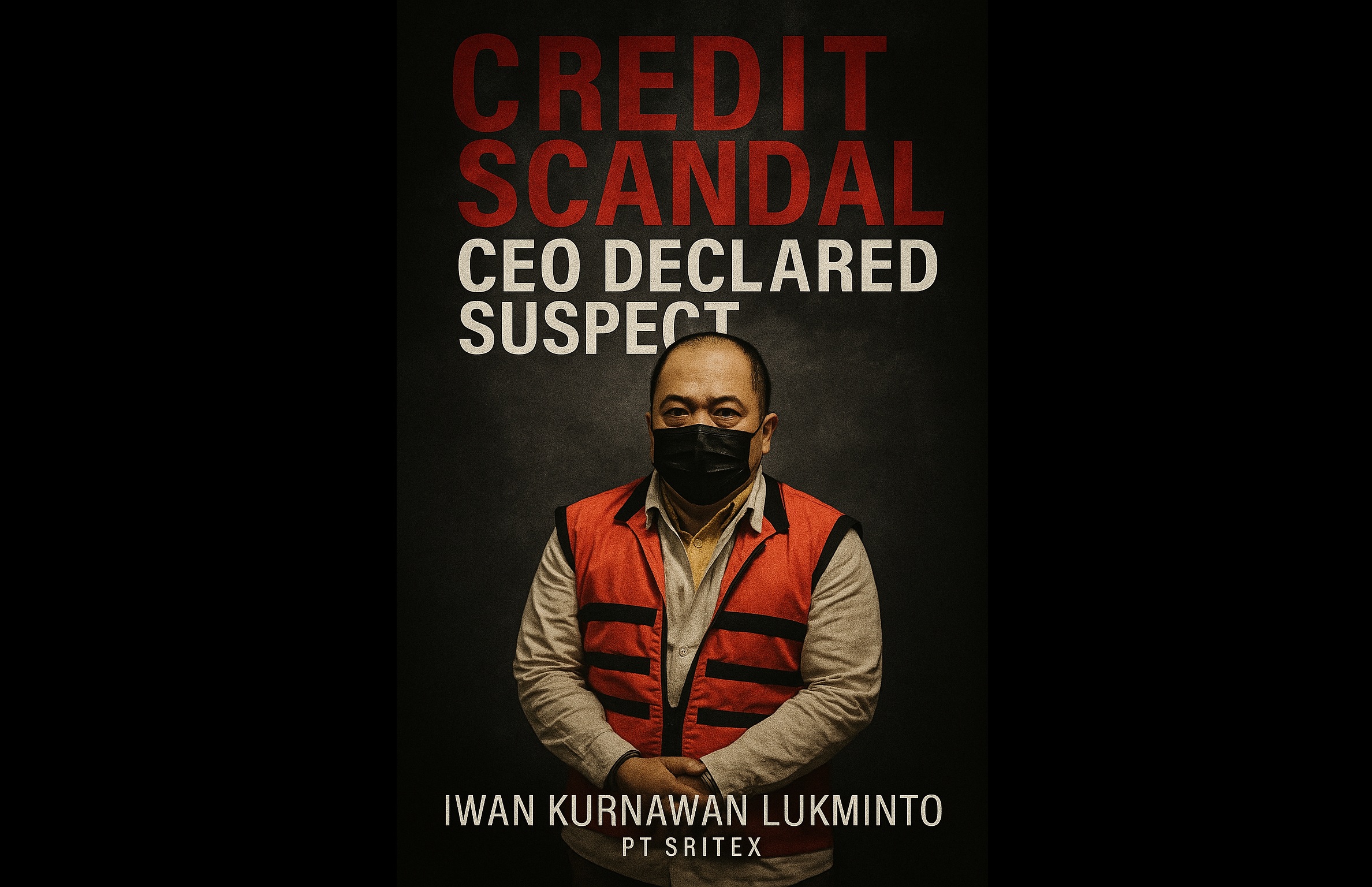 Dirut PT Sritex, Iwan Kurniawan Lukminto ditetapkan sebagai tersangka. 