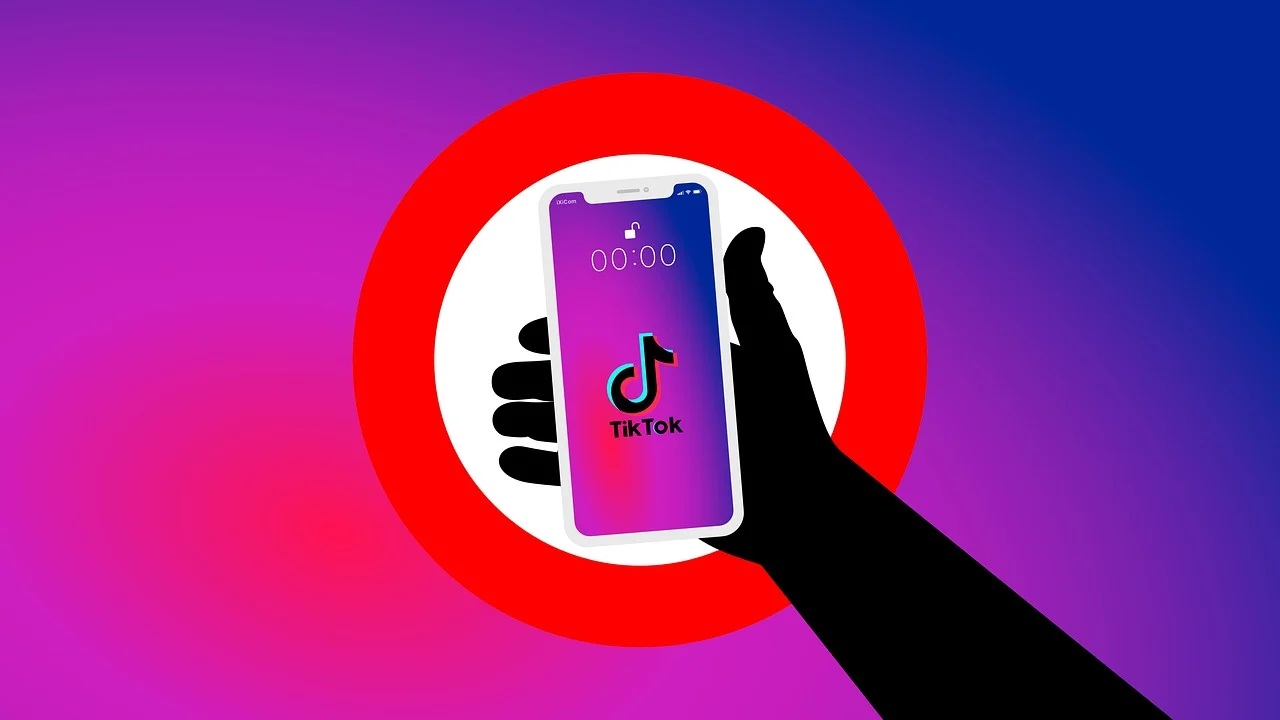 Aplikasi TikTok. 