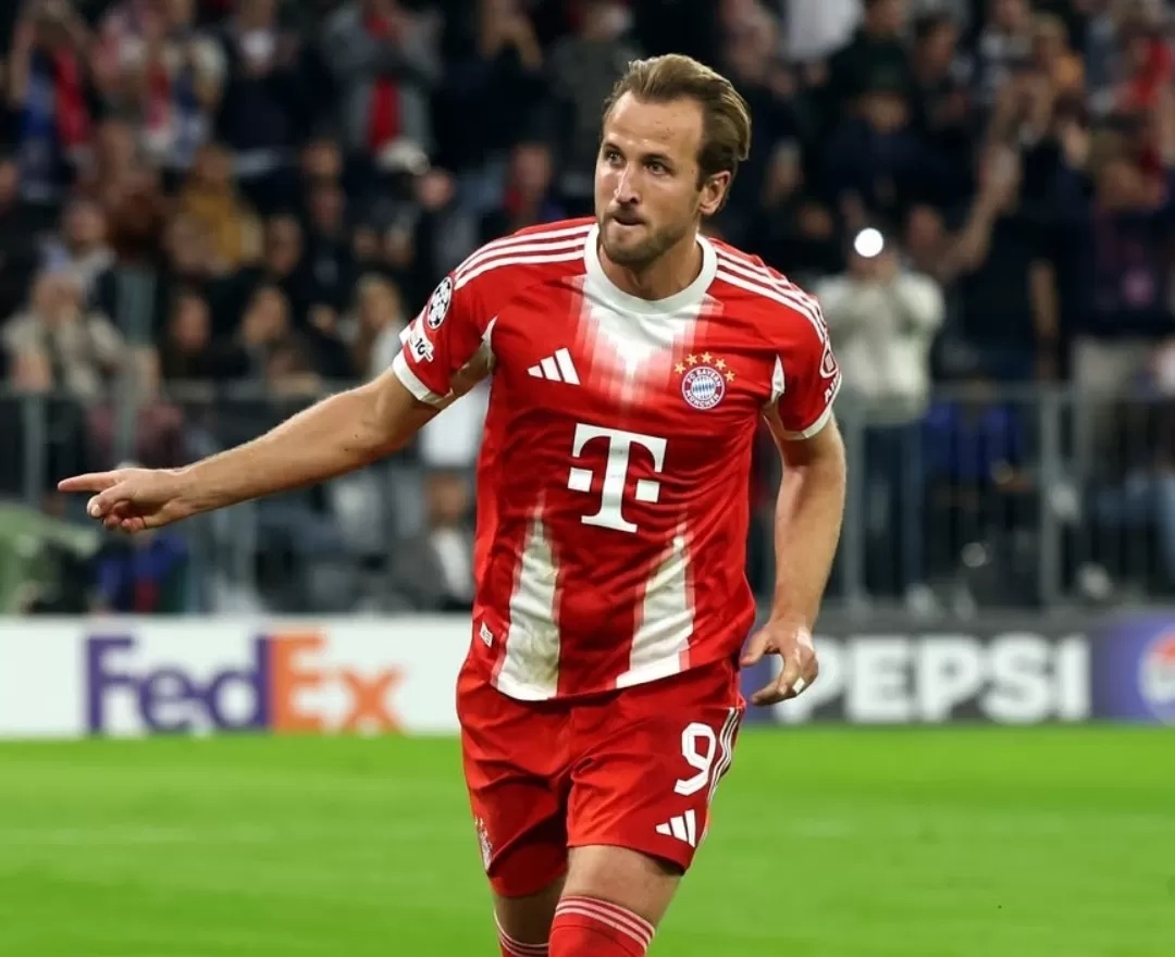 Harry Kane menjadi bintang kemenangan Bayern Munich 3-1 atas Chelsea dengan torehan dua gol. (Sumber: IG @fcbayern)