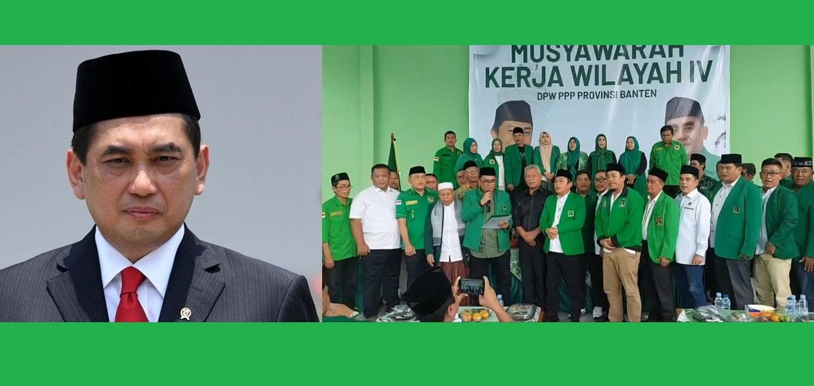 Agus Suparmanto didukung DPW PPP Banten dan 8 DPC se-Banten sebagai Ketum PPP periode 2025-2030. (Kolase)