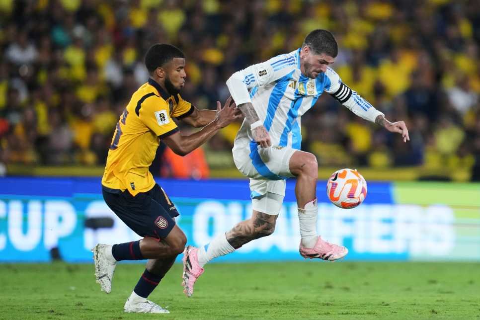 Timnas Argentina vs Ekuador (Foto: AP Photo/Dolores Ochoa)